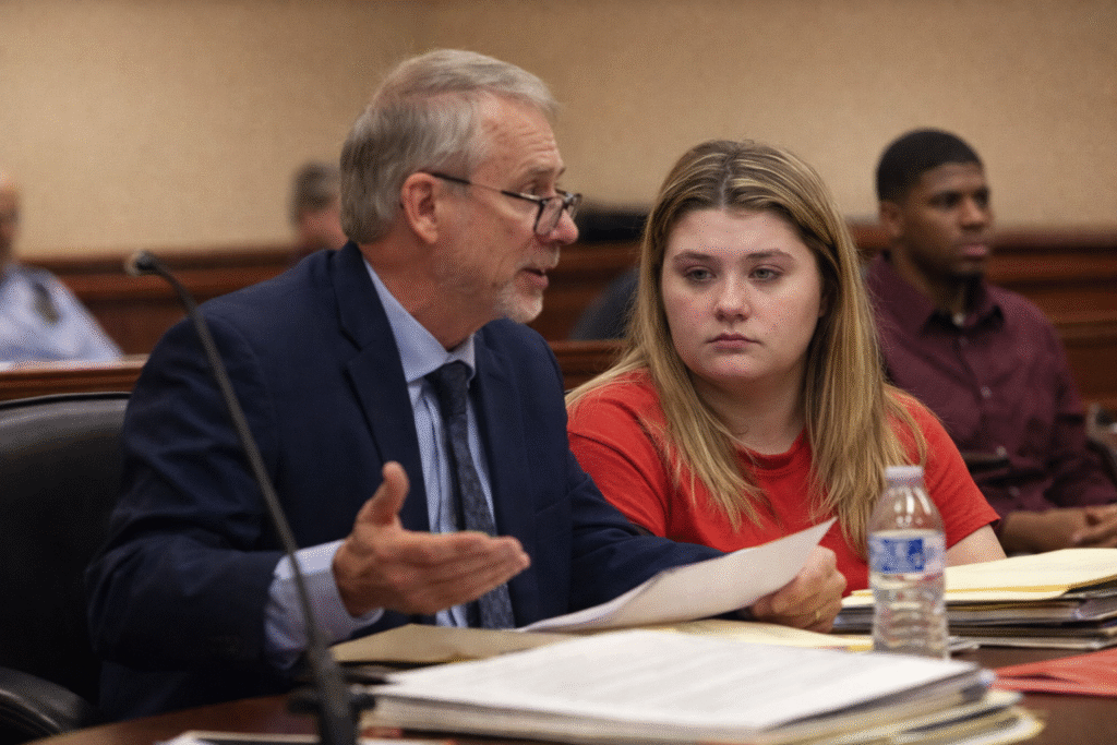 Courtroom defense in session