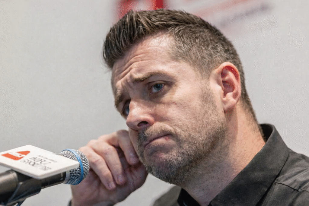 Mark Selby during an interview