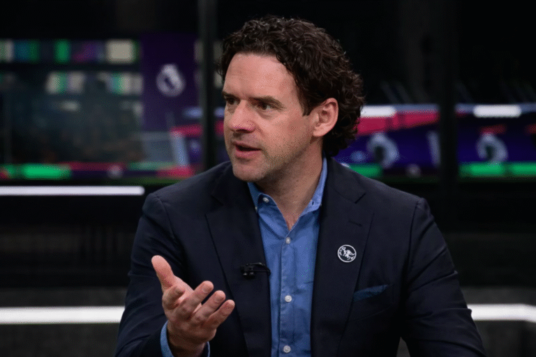 Owen Hargreaves on sports analysis set