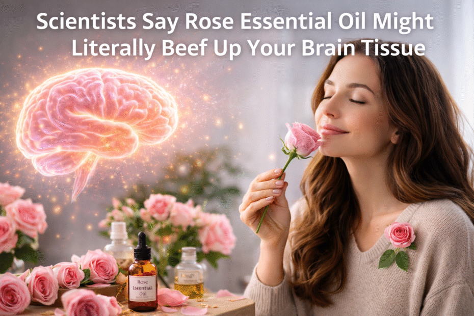 Scientists Say Rose Essential Oil Might Literally Beef Up Your Brain Tissue