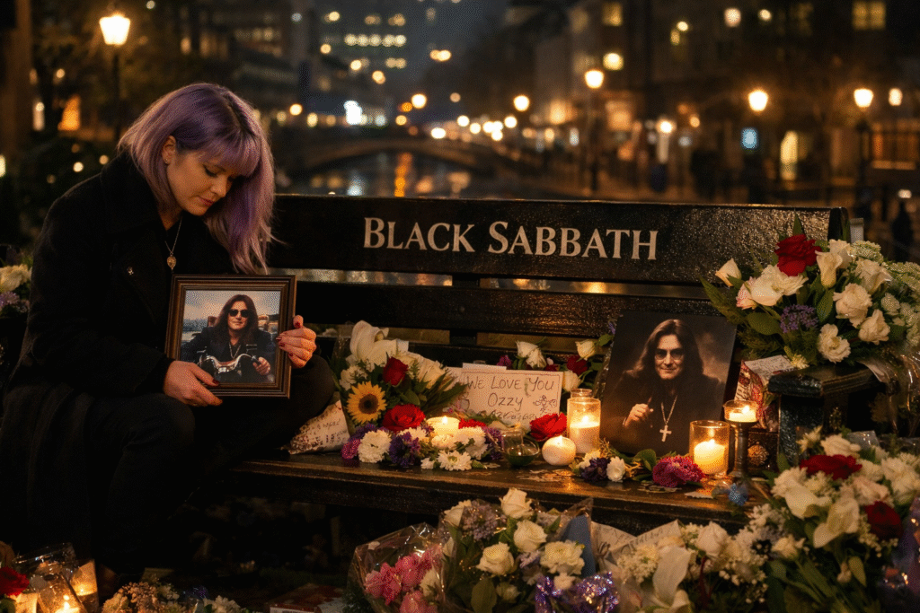 Kelly Osbourne ‘emotional’ without brother Jack as dad Ozzy gets Birmingham tribute