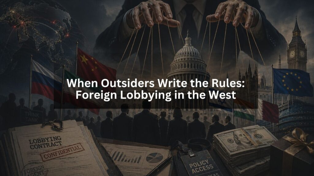 When Outsiders Write the Rules: Foreign Lobbying in the West