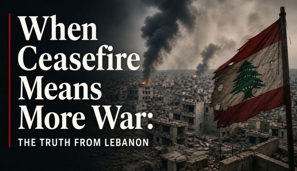 When Ceasefire Means More War: The Truth from Lebanon