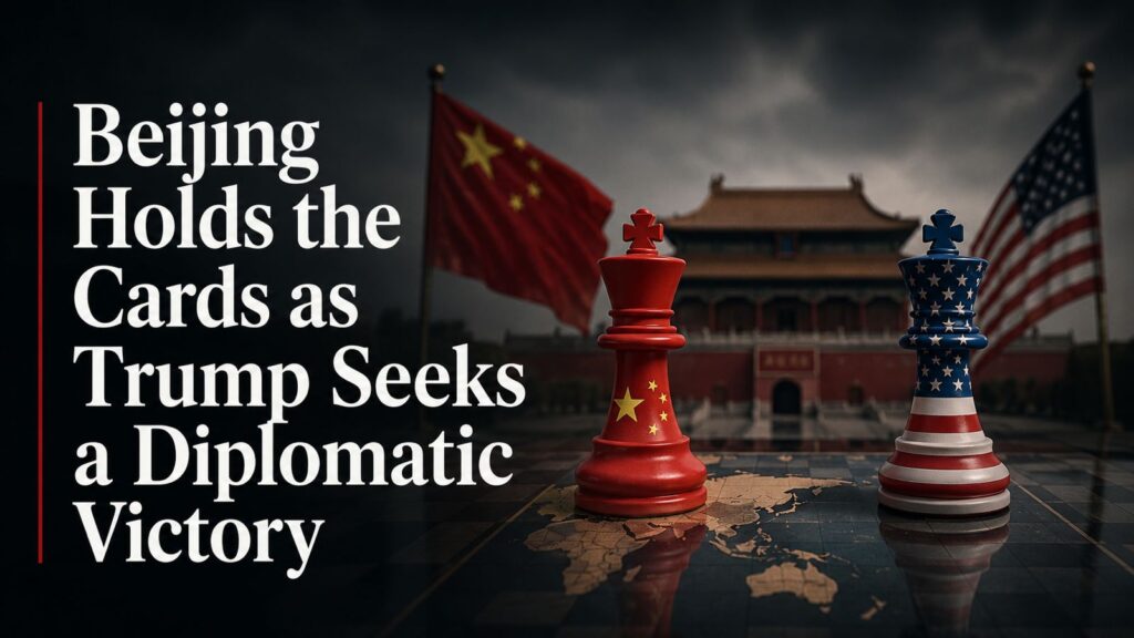 Beijing Holds the Cards as Trump Seeks a Diplomatic Victory