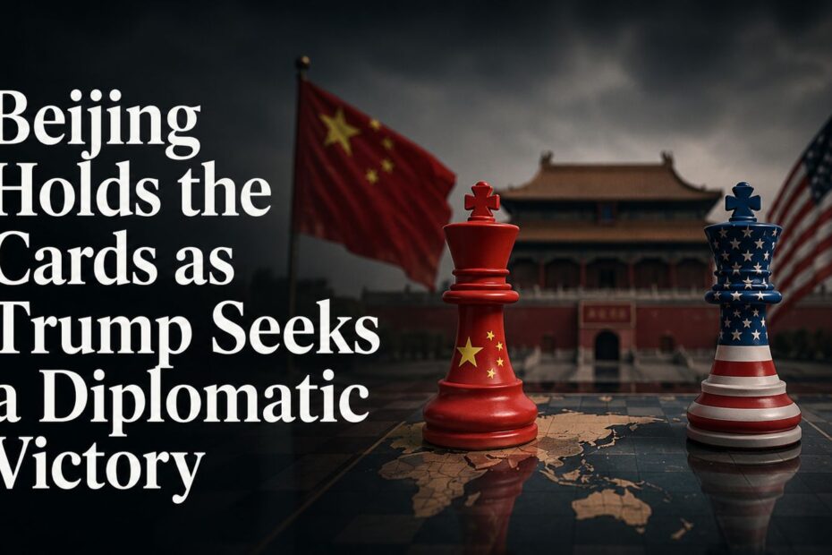 Beijing Holds the Cards as Trump Seeks a Diplomatic Victory