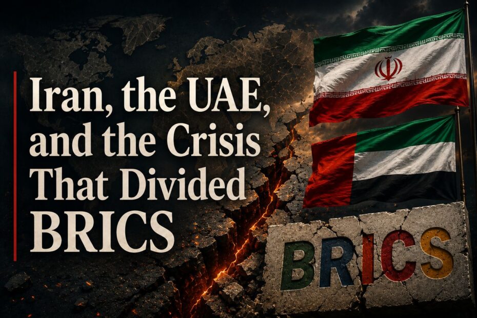 Iran, the UAE, and the Crisis That Divided BRICS