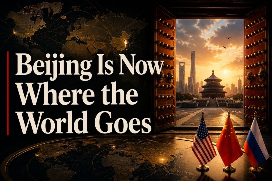 Beijing Is Now Where the World Goes