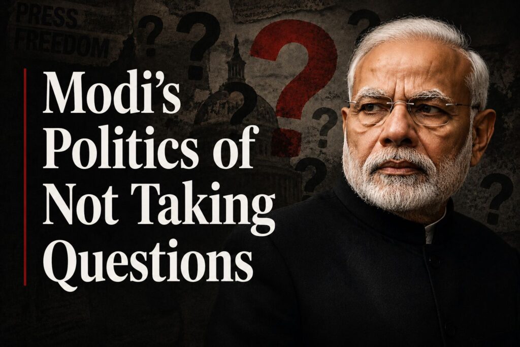 Modi’s Politics of Not Taking Questions