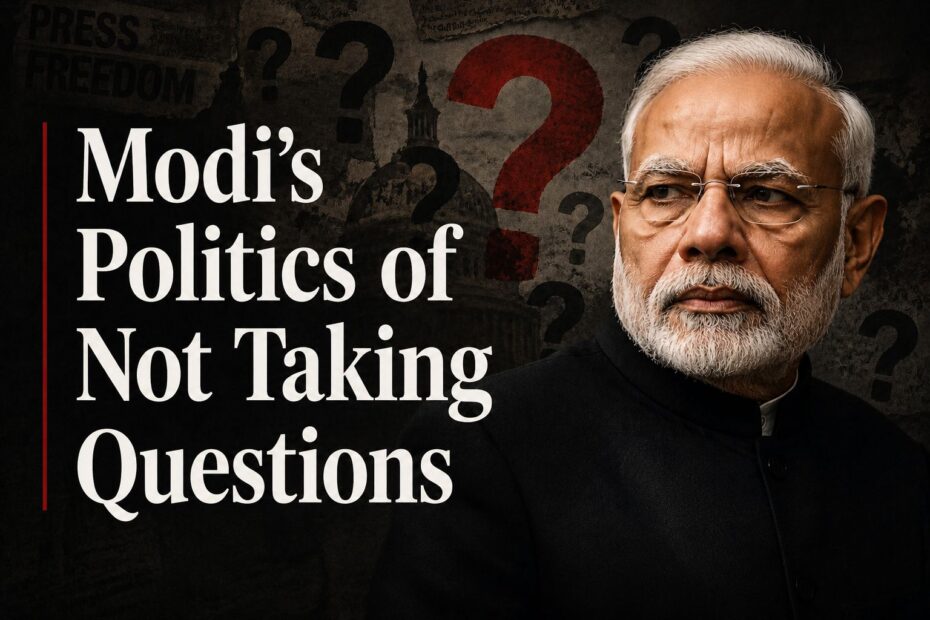 Modi’s Politics of Not Taking Questions
