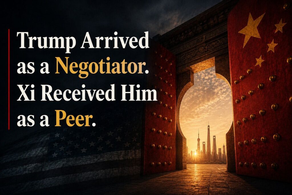 Trump Arrived as a Negotiator. Xi Received Him as a Peer.