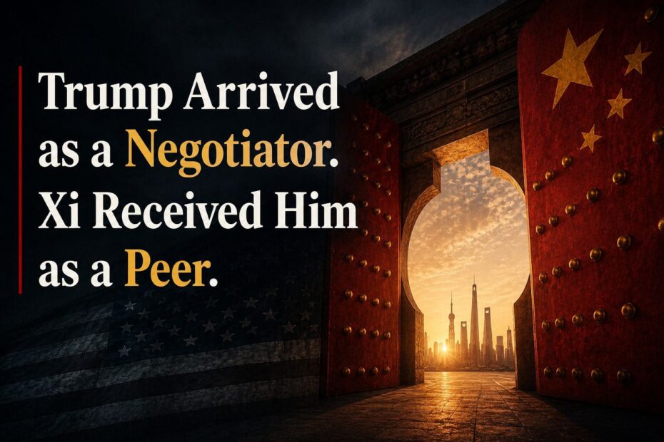 Trump Arrived as a Negotiator. Xi Received Him as a Peer.