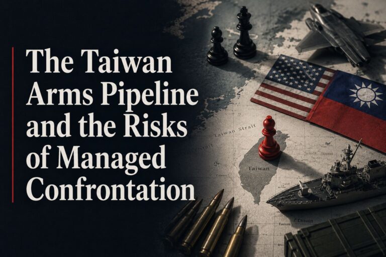 The Taiwan Arms Pipeline and the Risks of Managed Confrontation