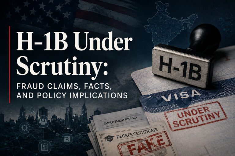 H-1B Under Scrutiny: Fraud Claims, Facts, and Policy Implications