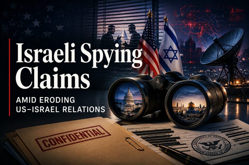 Israeli Spying Claims Amid Eroding US–Israel Relations