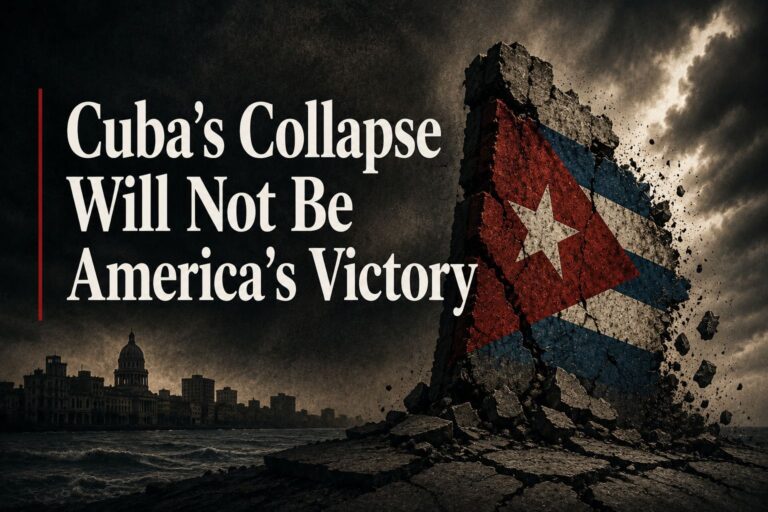 Cuba's Collapse Will Not Be America's Victory