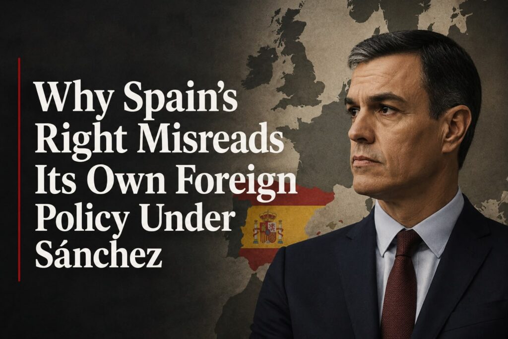 Why Spain’s Right Misreads Its Own Foreign Policy Under Sánchez
