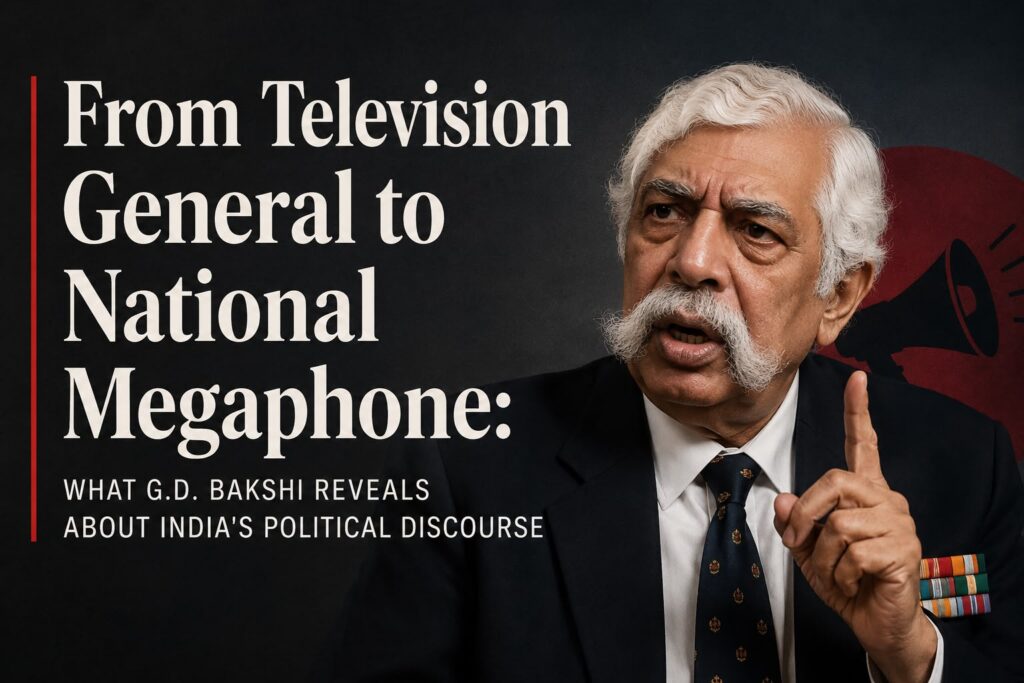 From Television General to National Megaphone: What G.D. Bakshi Reveals About India's Political Discourse