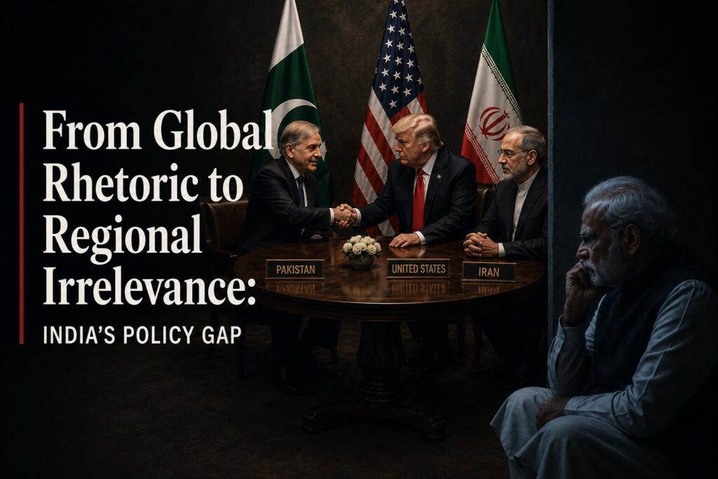 From Global Rhetoric to Regional Irrelevance: India’s Policy Gap