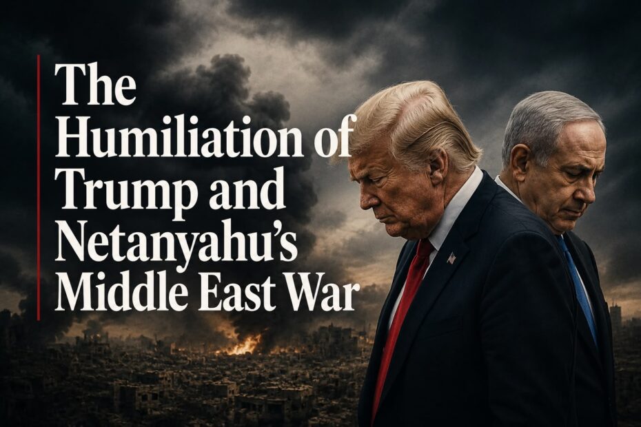 The Humiliation of Trump and Netanyahu’s Middle East War
