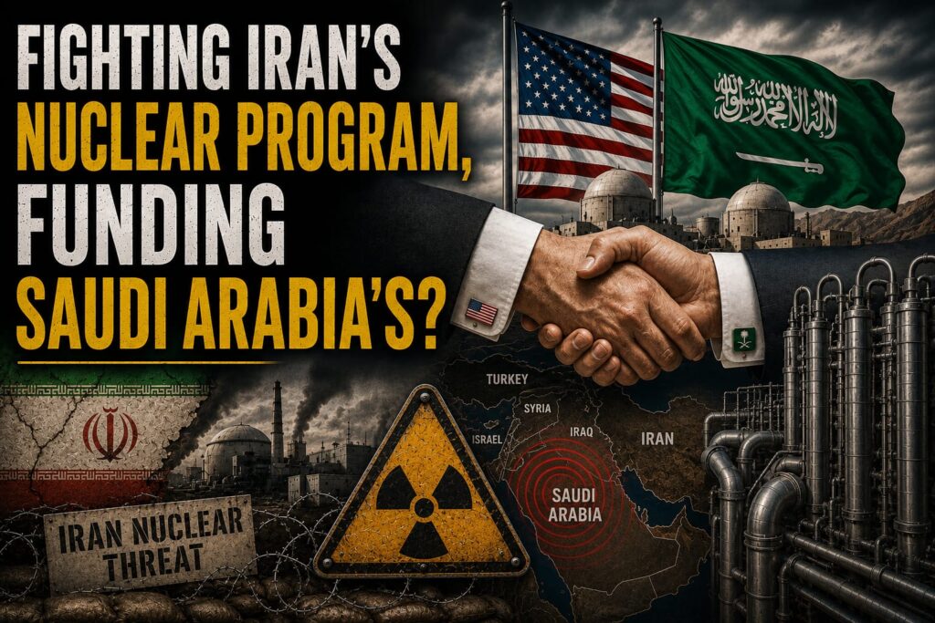 Fighting Iran's Nuclear Program, Funding Saudi Arabia's?