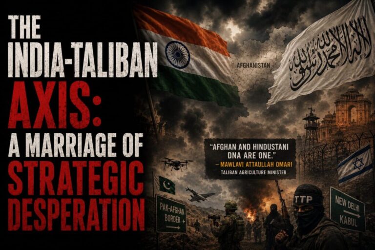 The India-Taliban Axis: A Marriage of Strategic Desperation