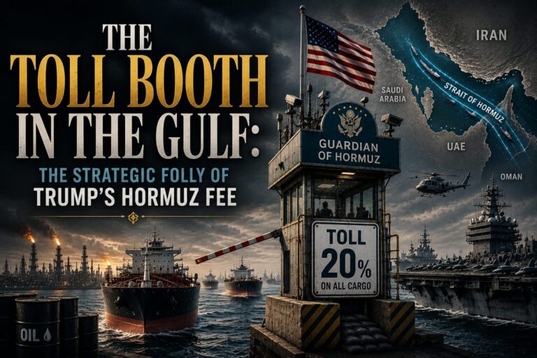 The Toll Booth in the Gulf: The Strategic Folly of Trump’s Hormuz Fee