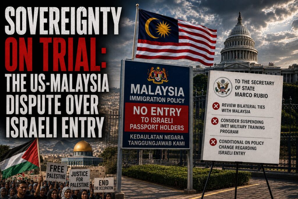Sovereignty on Trial: The US-Malaysia Dispute Over Israeli Entry
