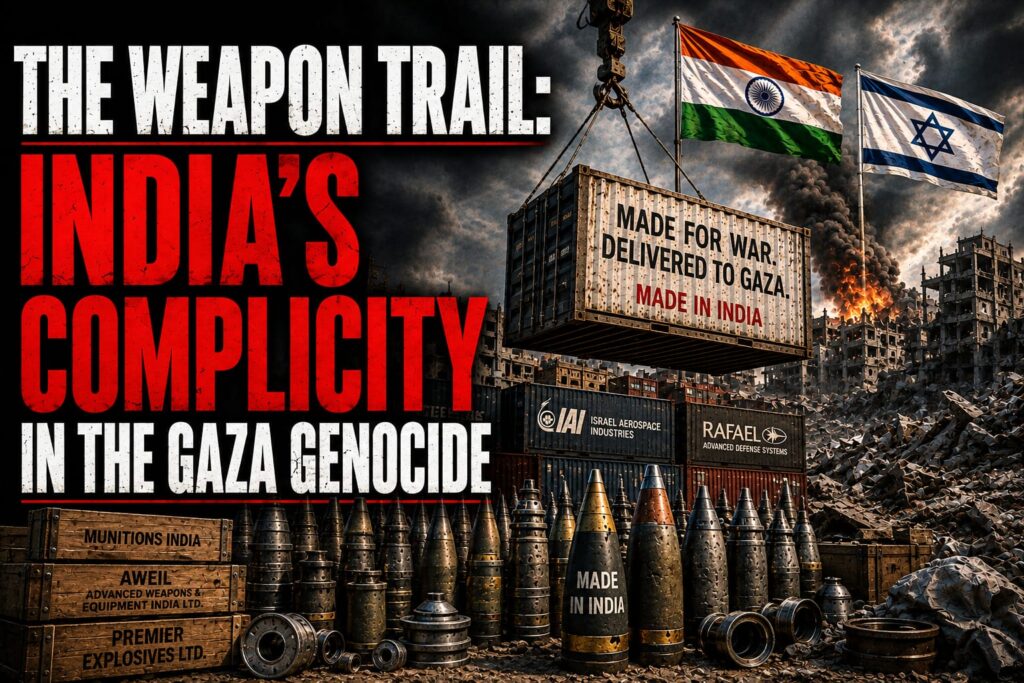 The Weapon Trail: India's Complicity in the Gaza Genocide