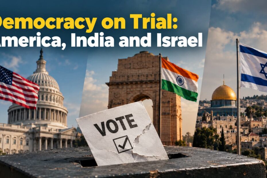 Democracy on Trial: America, India and Israel
