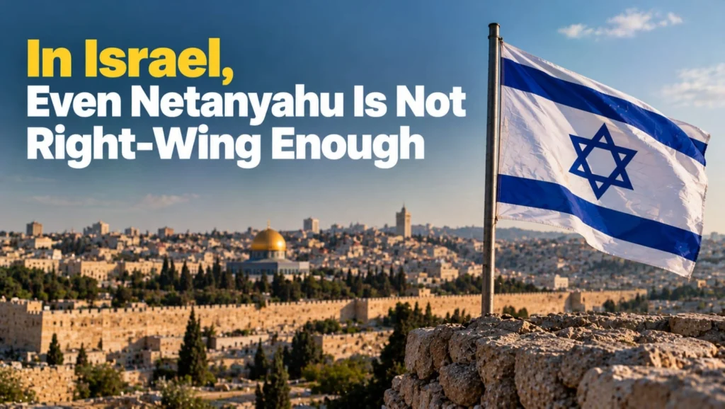 In Israel, Even Netanyahu Is Not Right-Wing Enough