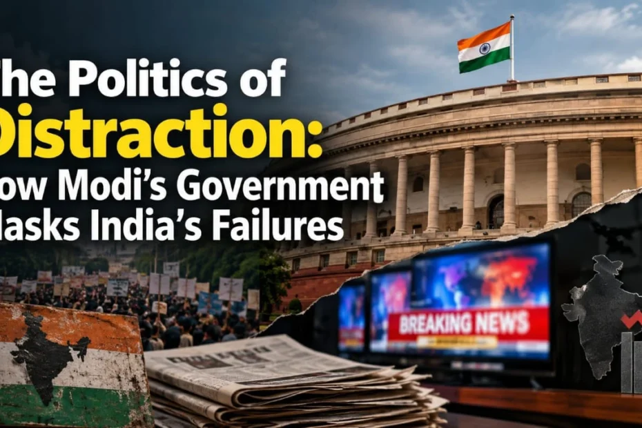 The Politics of Distraction: How Modi’s Government Masks India’s Failures