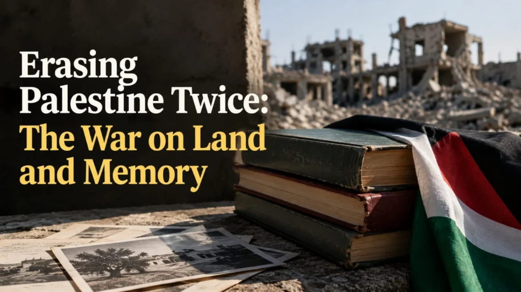 Erasing Palestine Twice: The War on Land and Memory