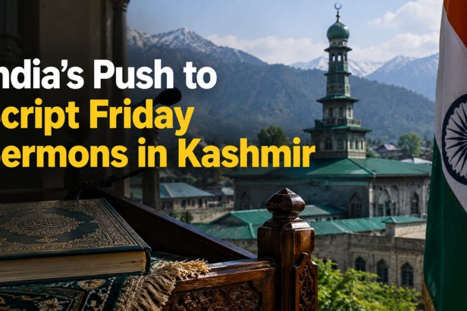 India’s Push to Script Friday Sermons in Kashmir